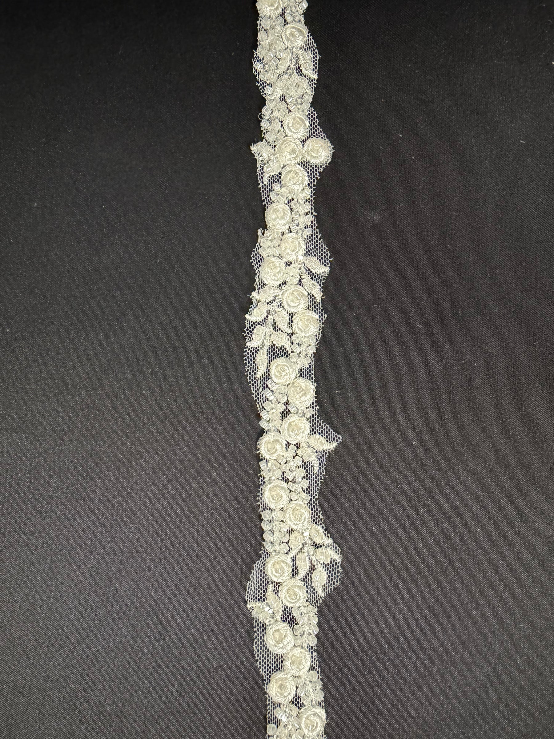 Ivory Beaded Edging - EH2011
