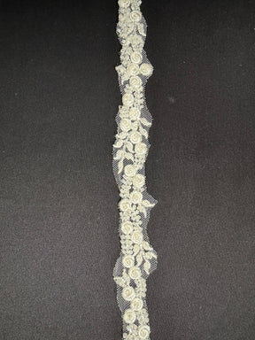 Ivory Beaded Edging - EH2011