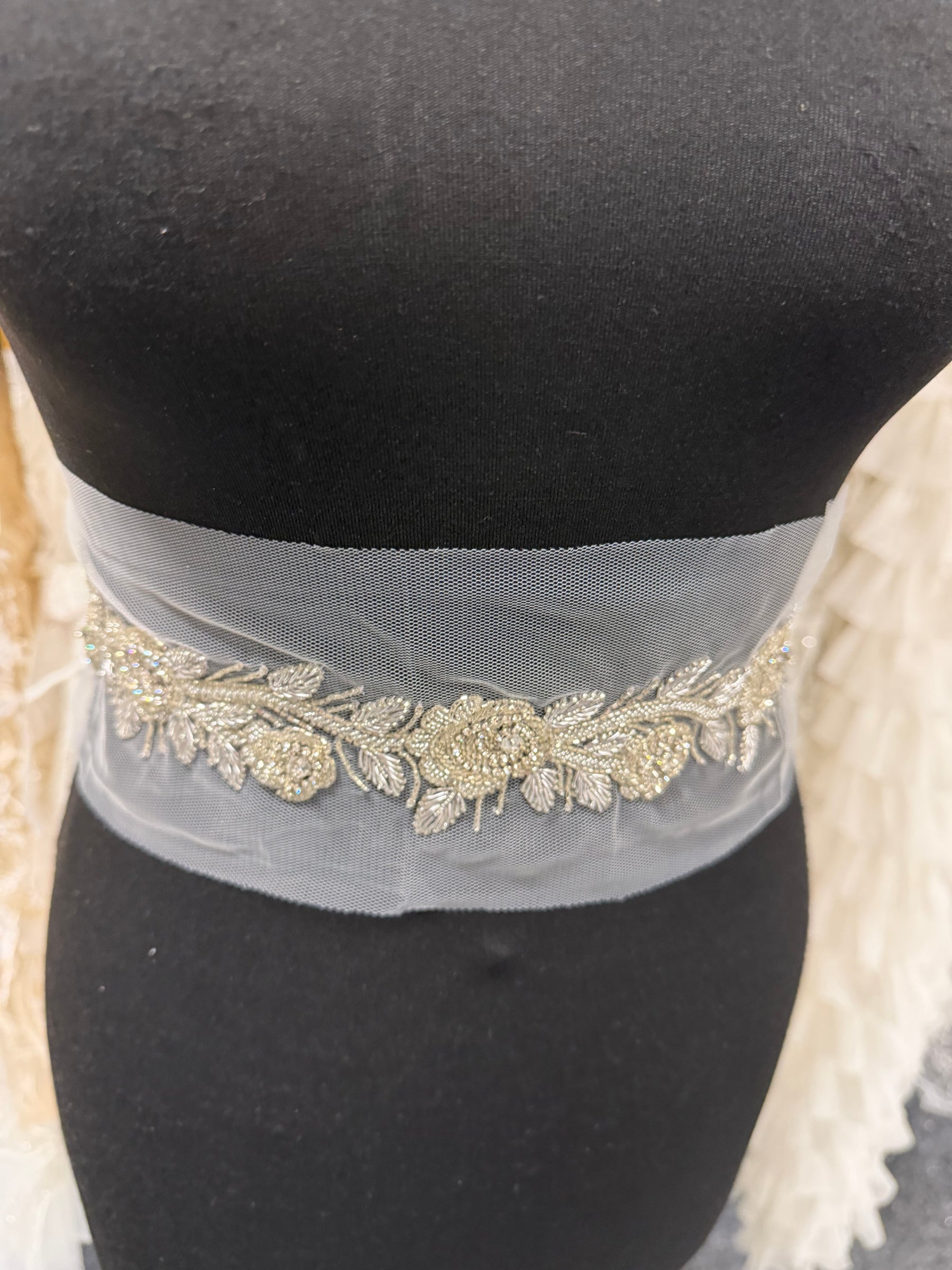 Crystal Beaded Edging - EH1013