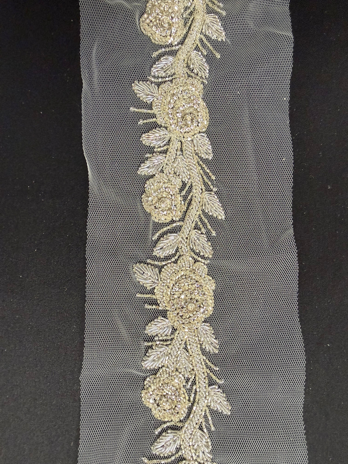 Crystal Beaded Edging - EH1013