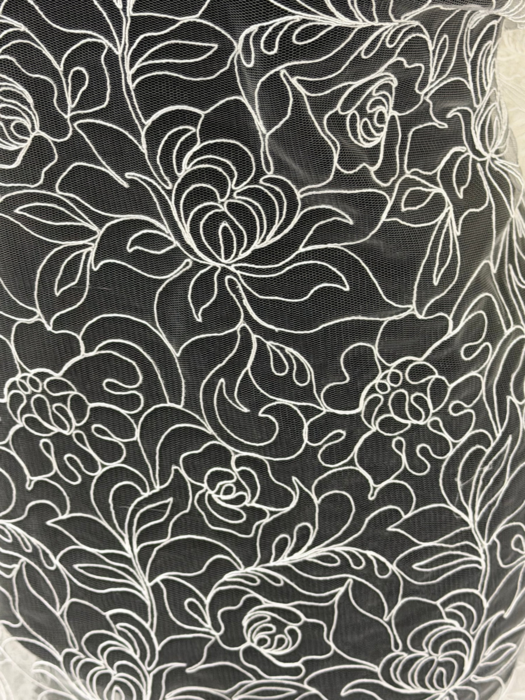 Ivory Corded Lace - September