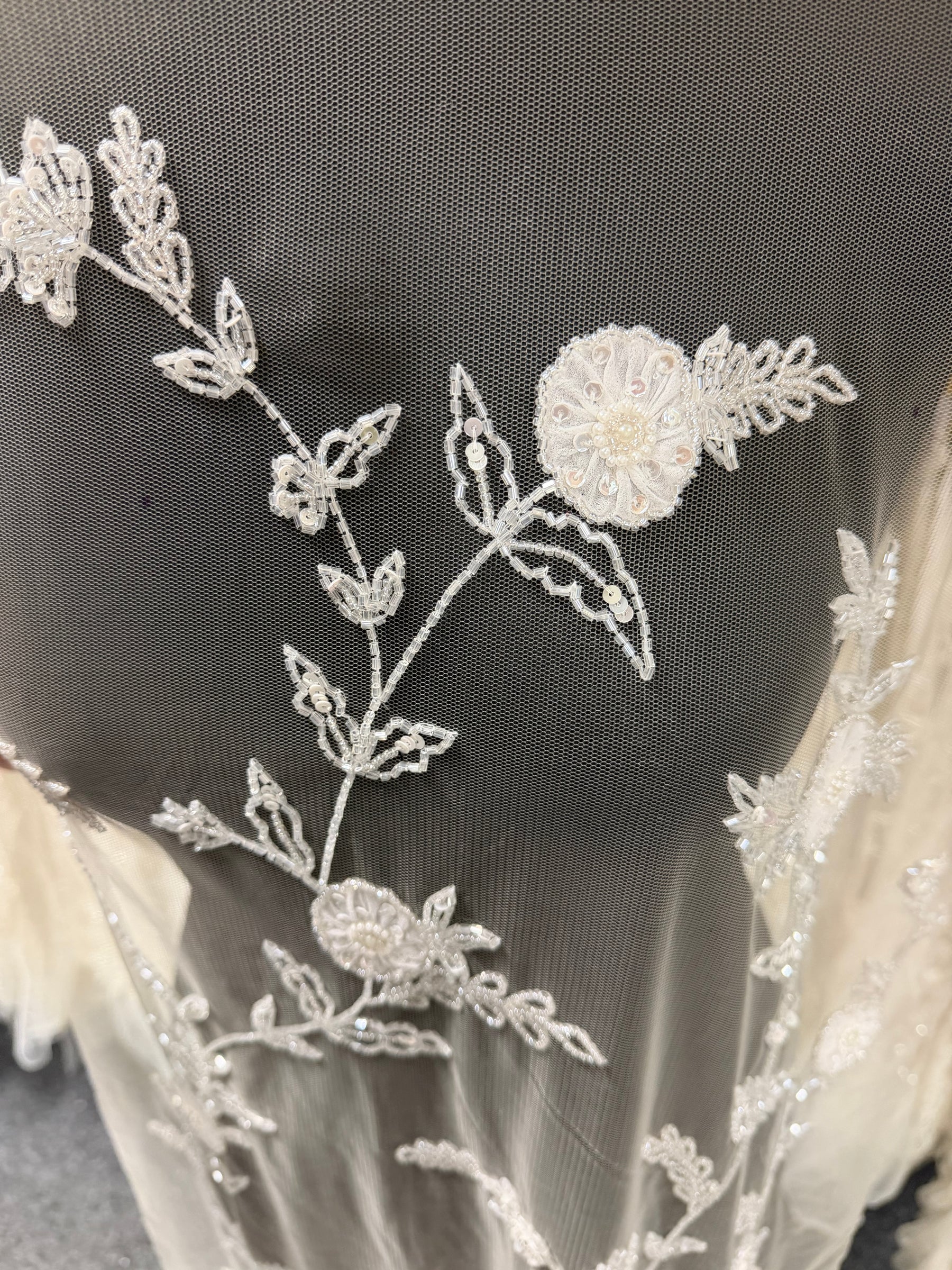 Ivory Beaded Lace - Brecken