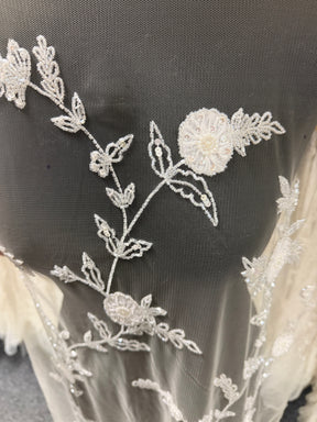 Ivory Beaded Lace - Brecken