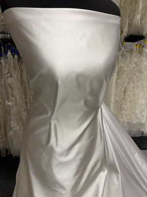 Ivory Silk Blend Duchess Satin - P752