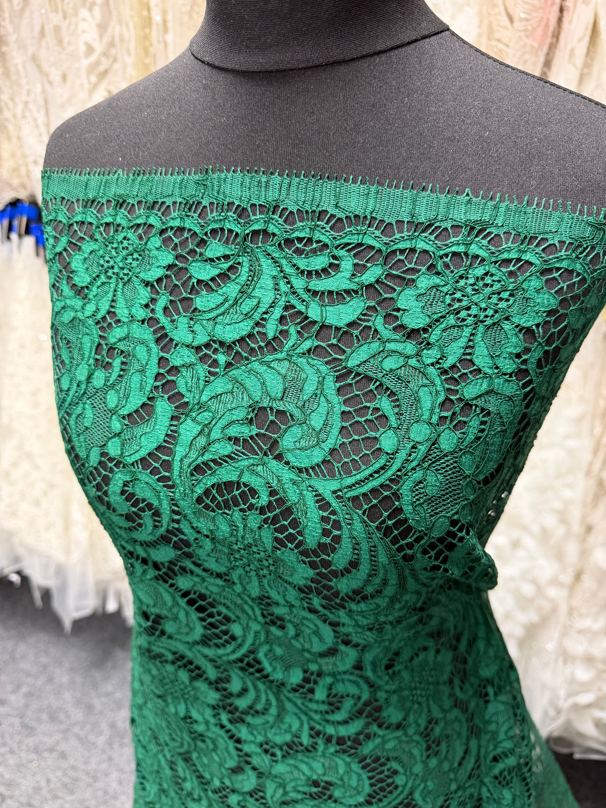 Emerald Eco French Corded Lace - LA4007