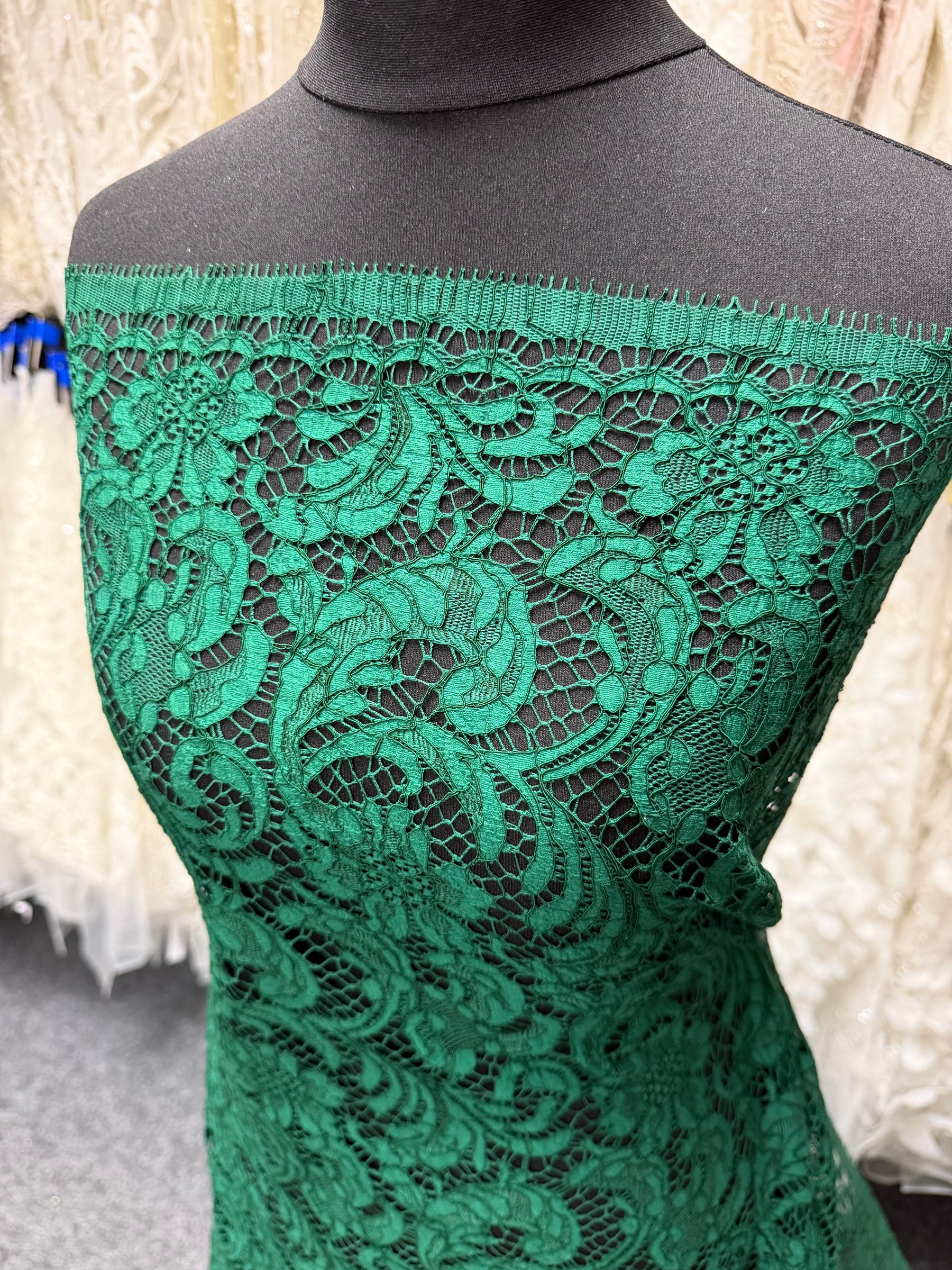 Emerald Eco French Corded Lace - LA4007