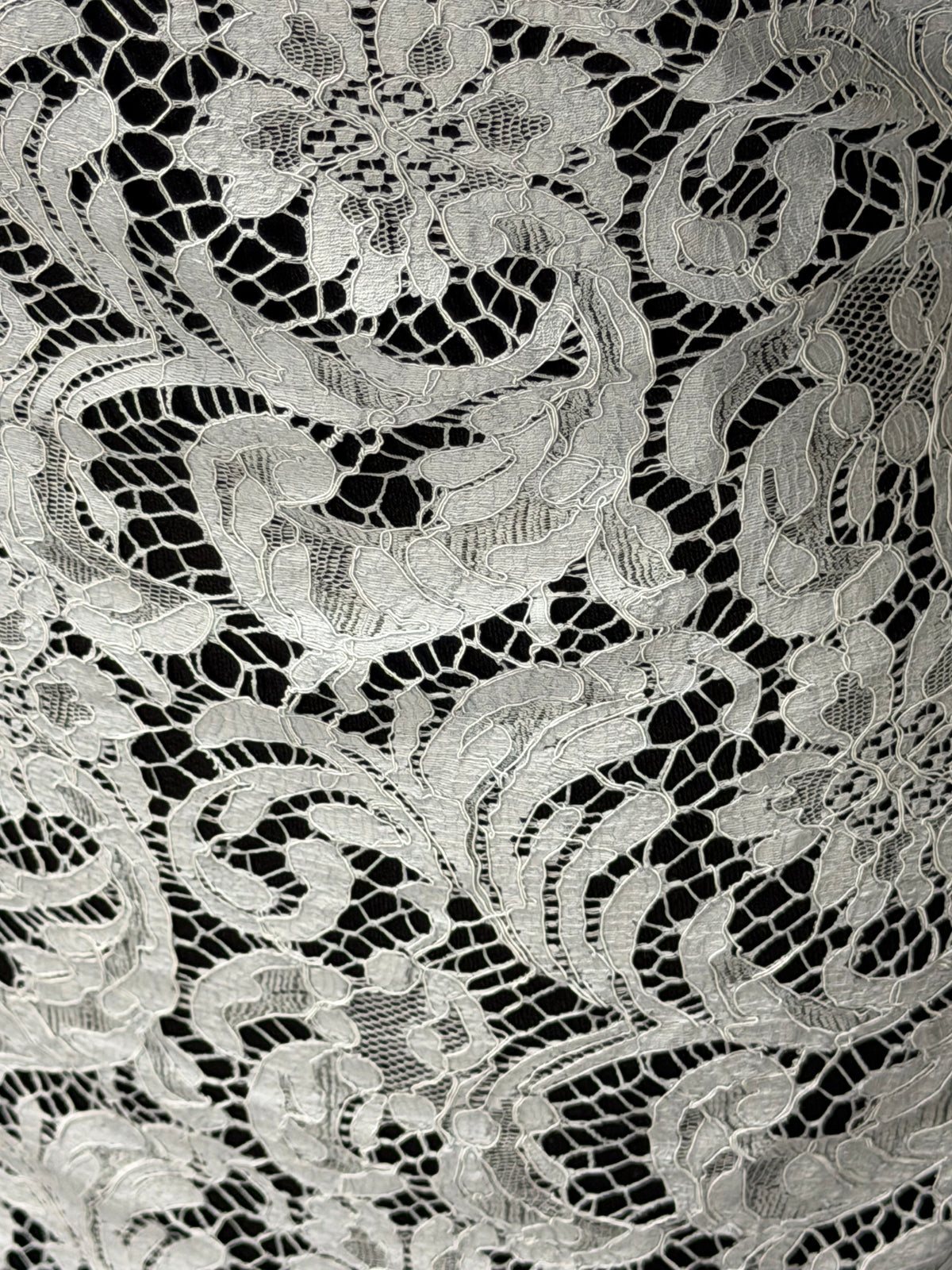 Powder Blue Eco French Corded Lace - LA4007