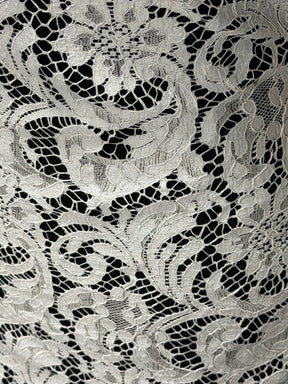 Powder Blue Eco French Corded Lace - LA4007