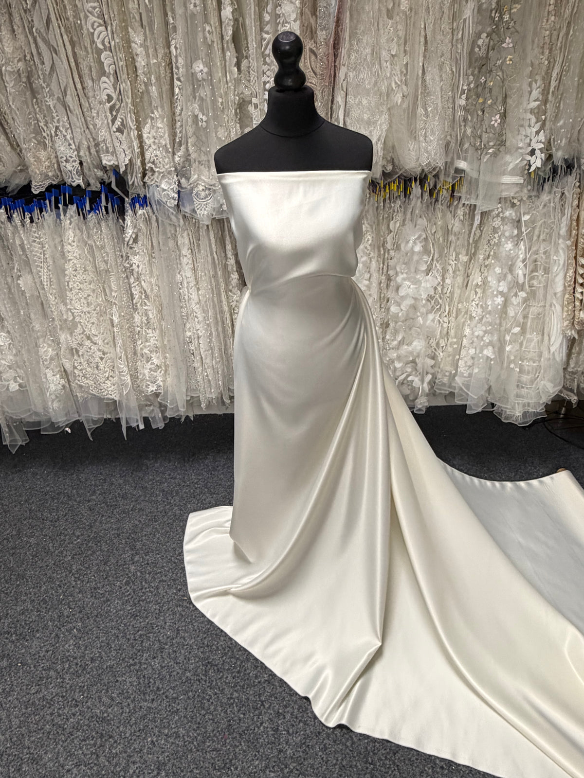 Ivory Duchess Satin - P47