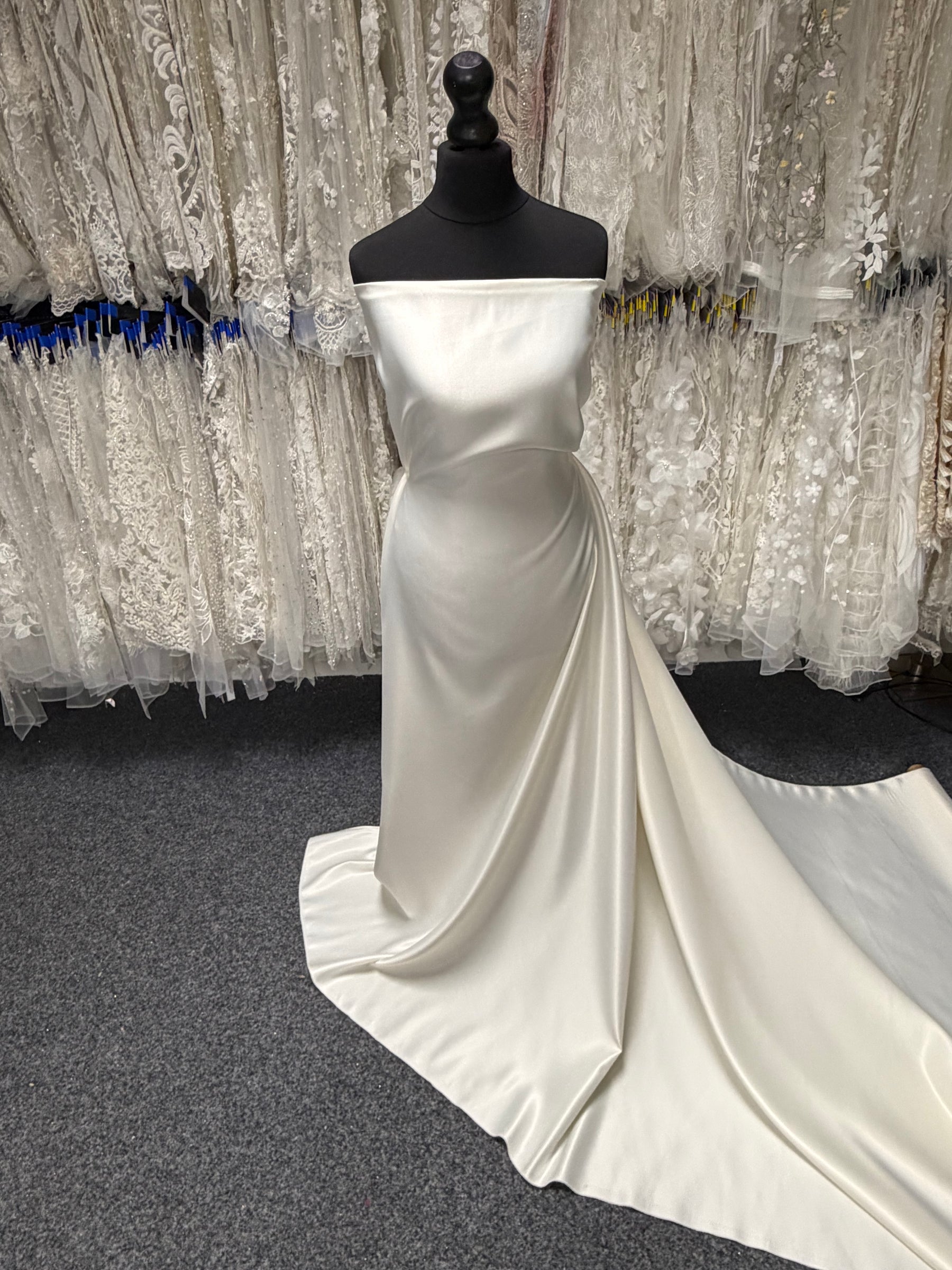 Ivory Duchess Satin - P47