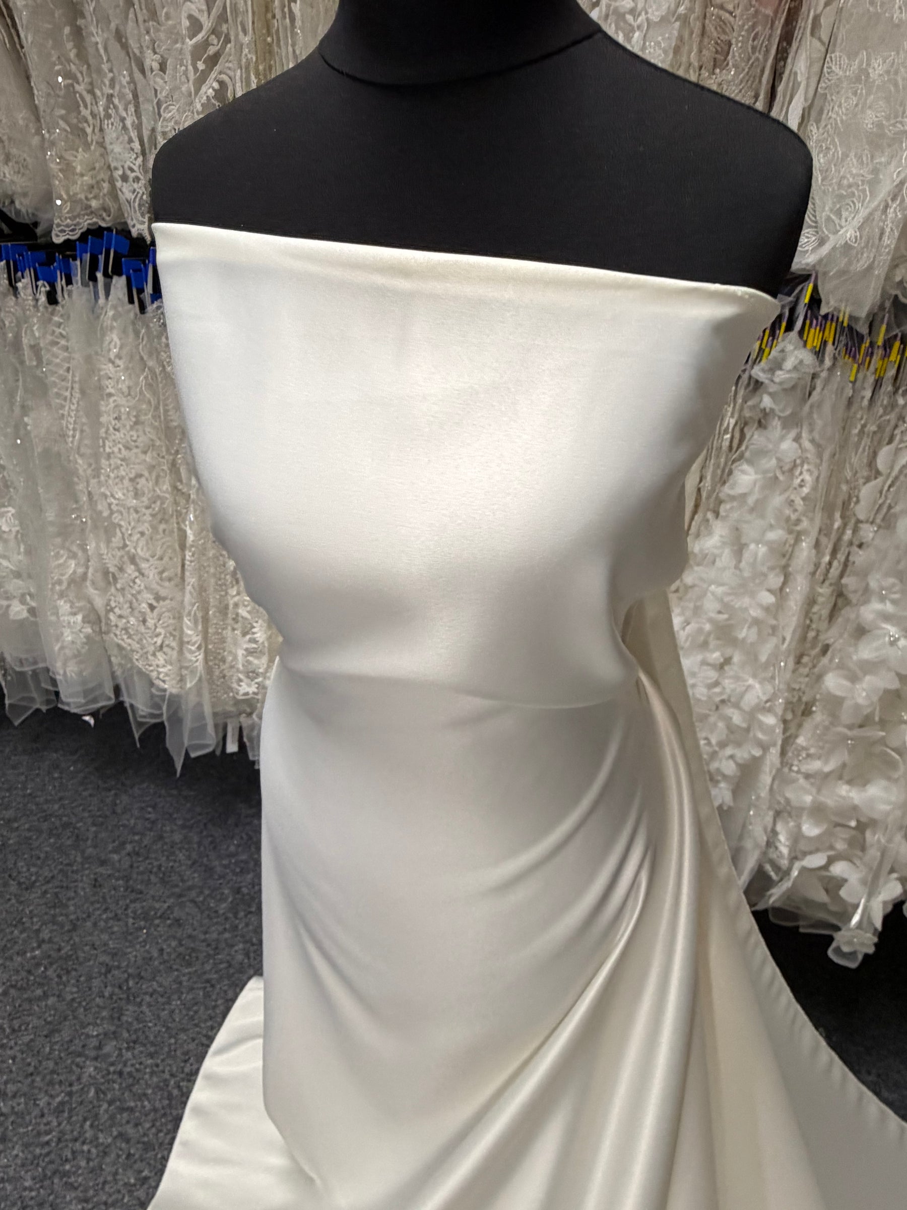 Ivory Duchess Satin - P47