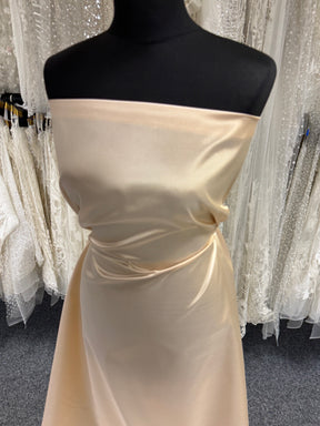 Champagne/Gold Silk Blend Organza Taffeta - P607