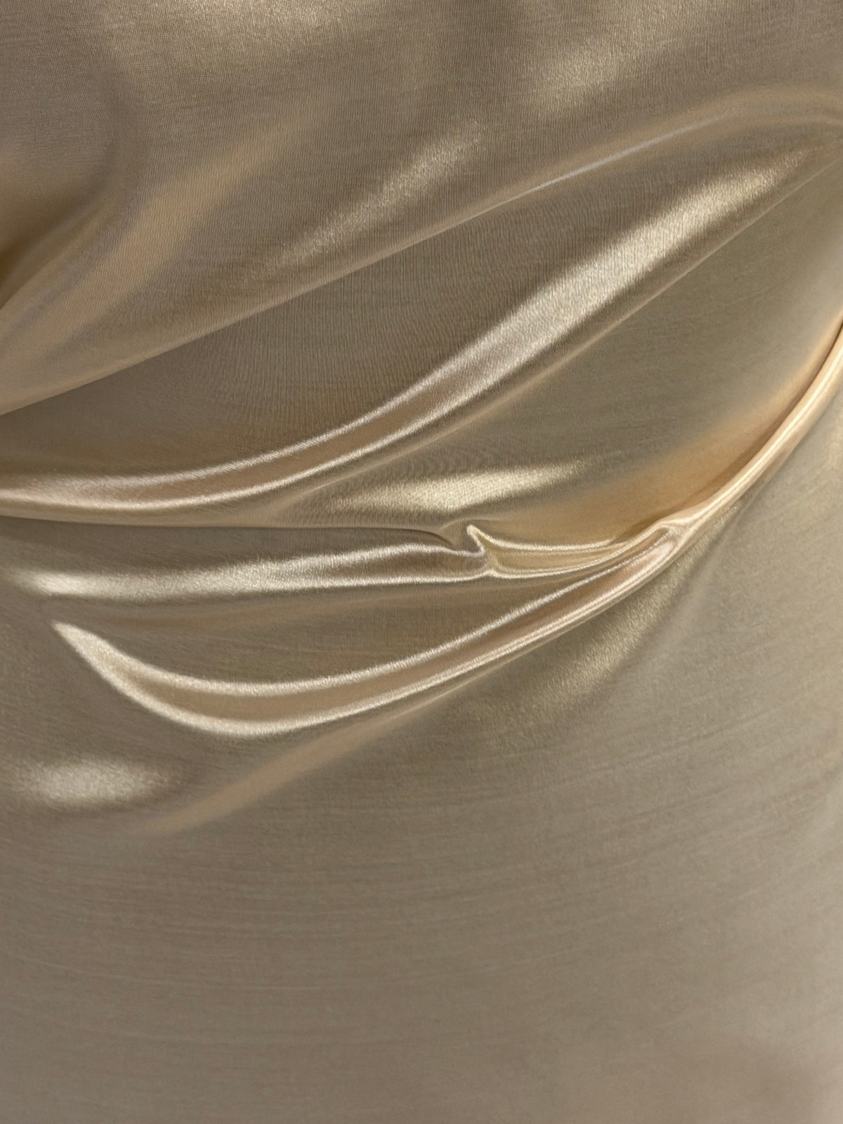 Champagne/Gold Silk Blend Organza Taffeta - P607