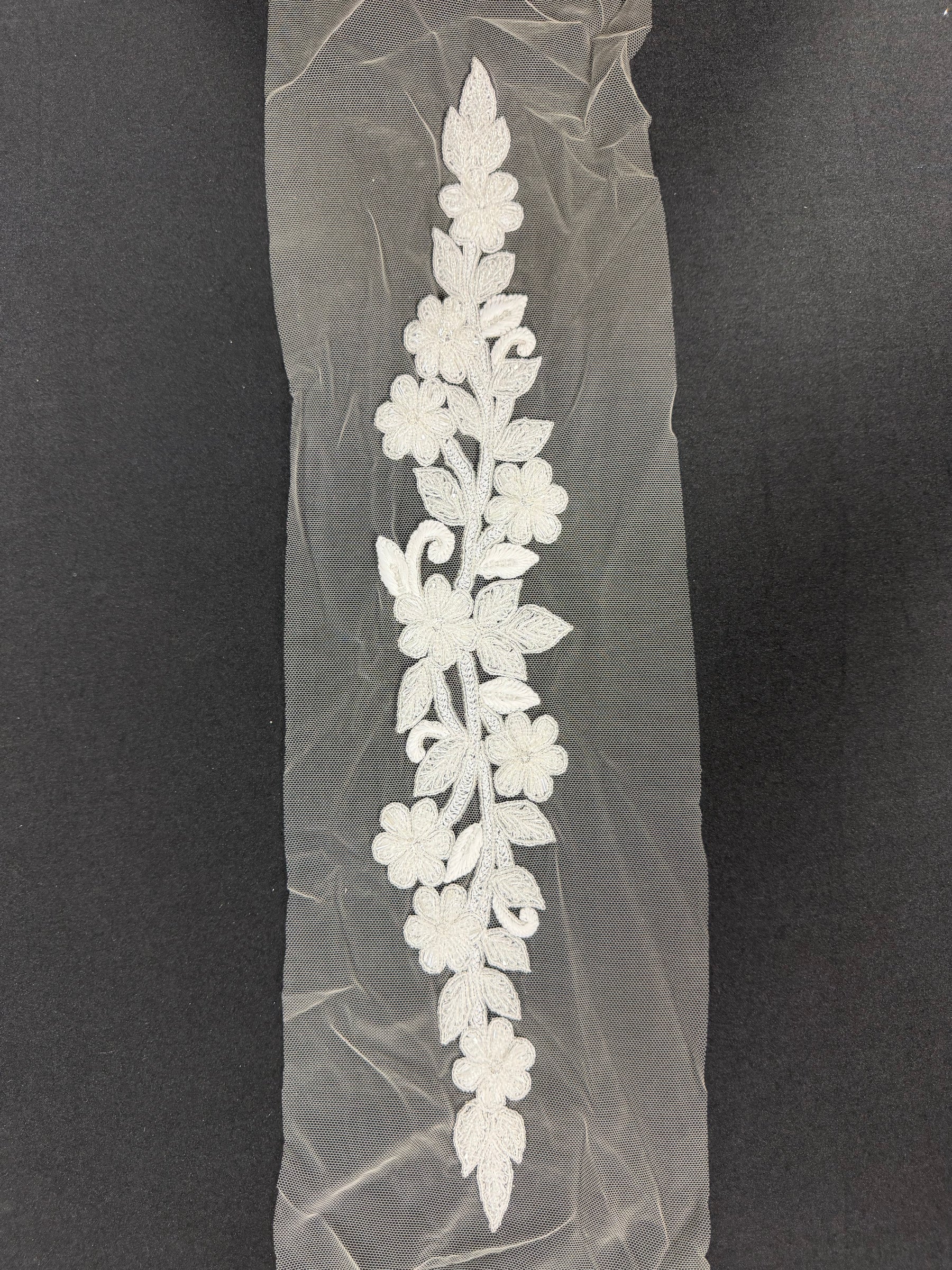 Ivory Beaded Motif - MH3007