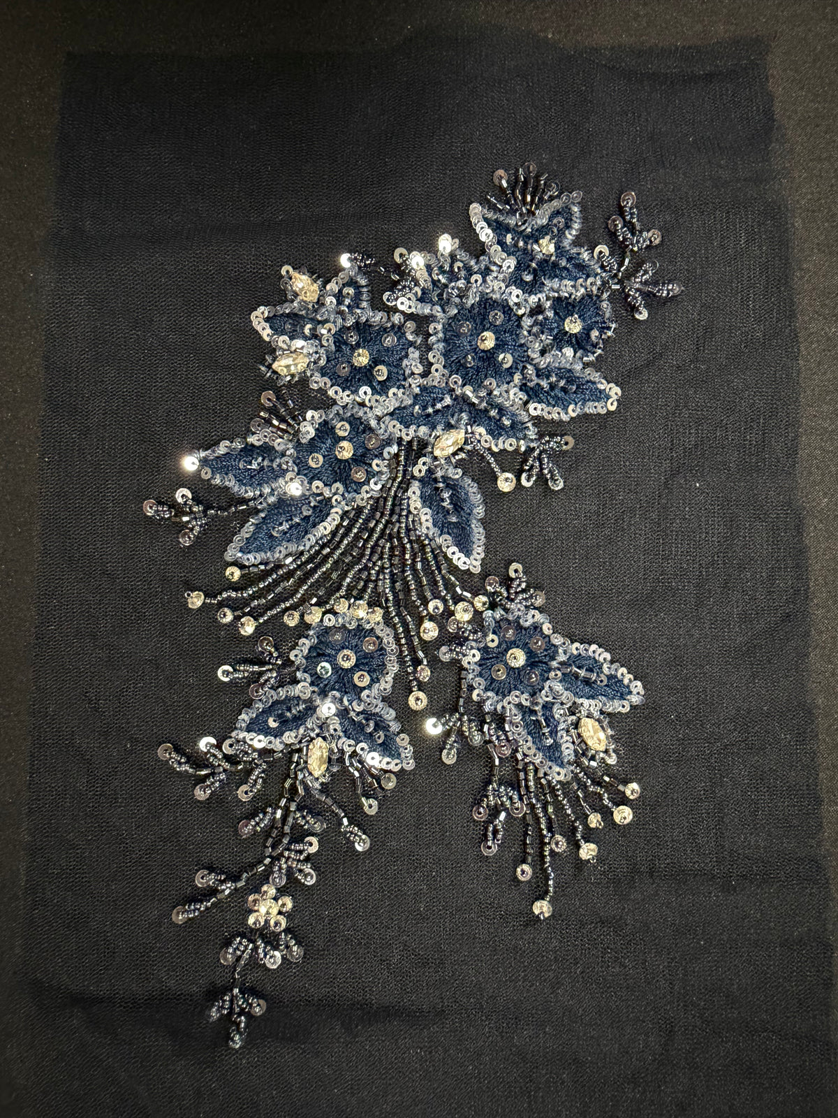 Navy Crystal Motif - MH1006