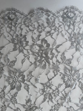 Silver Chantilly Lace - P193