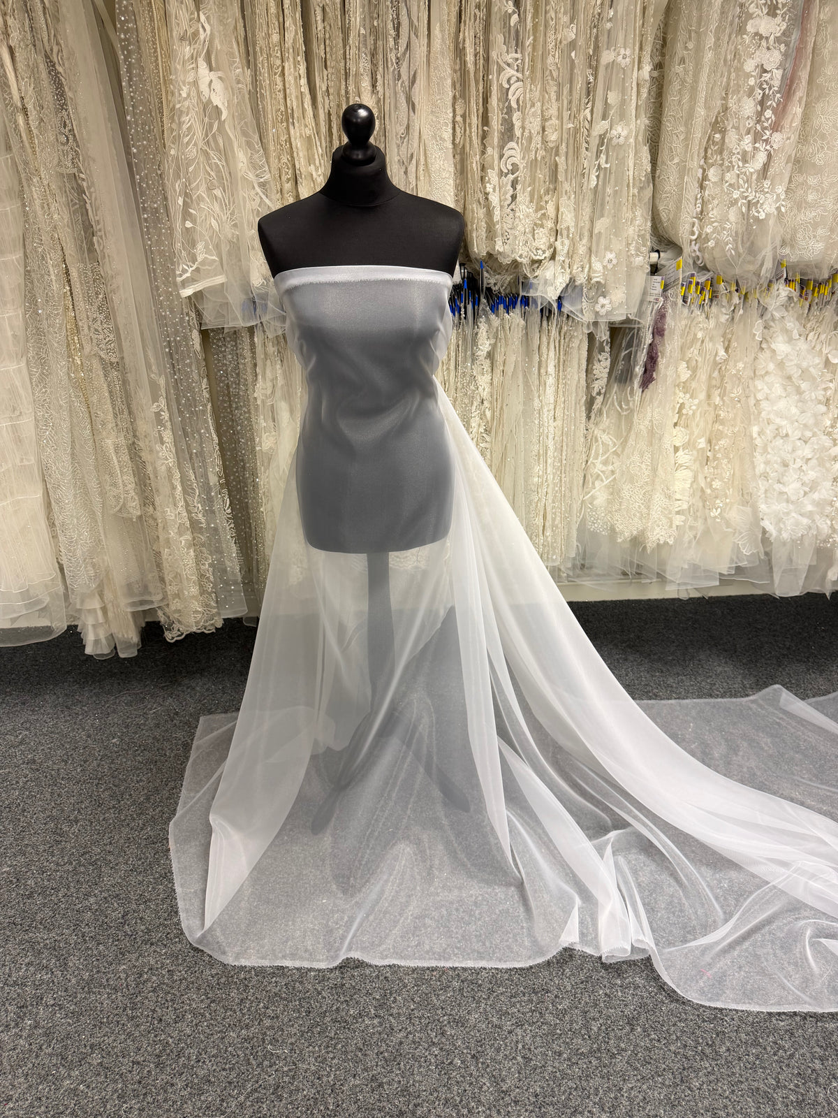White Polester Organza - P150
