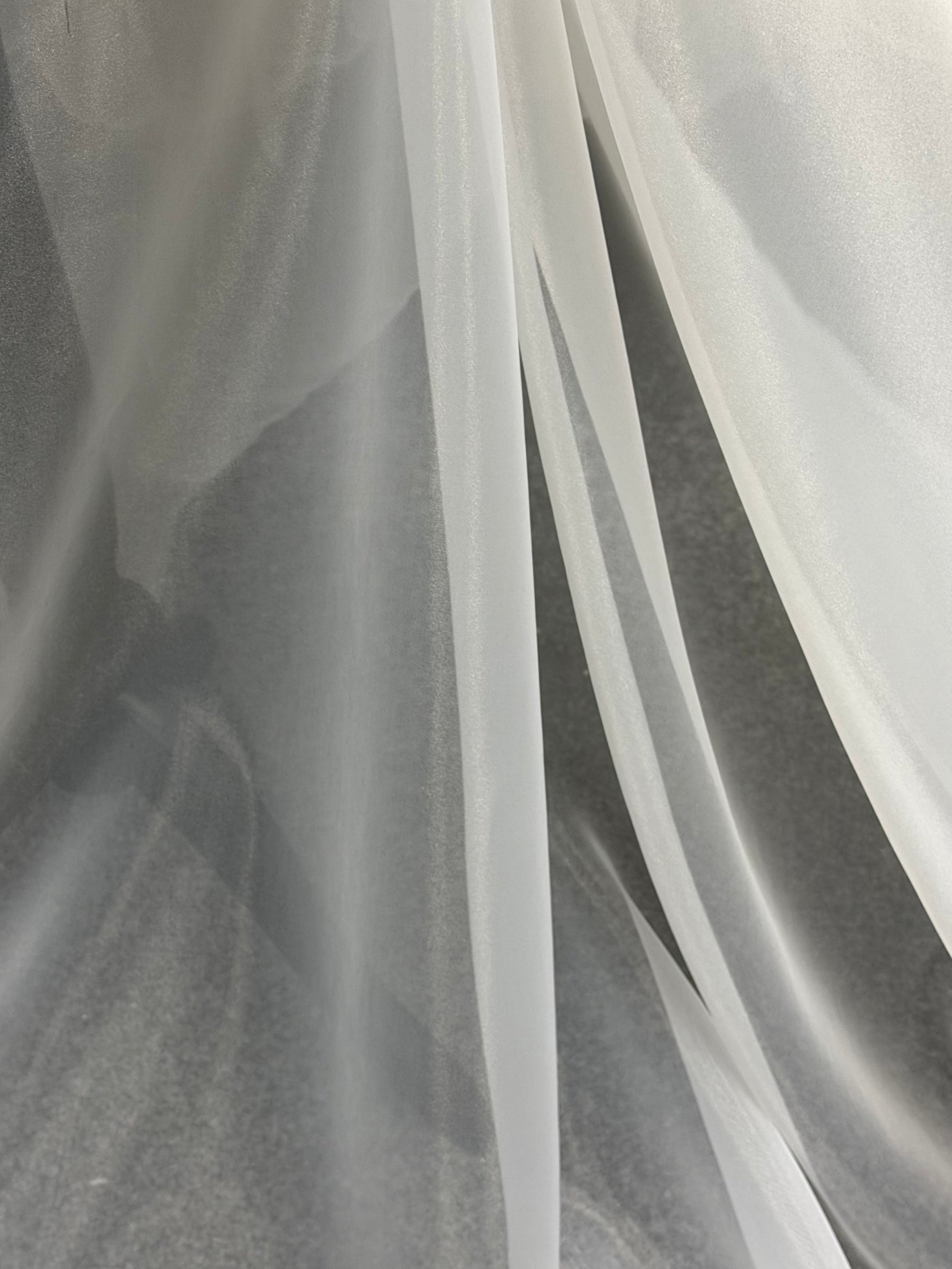 White Polester Organza - P150