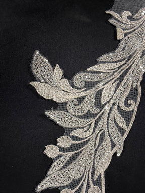 Clay Sequin Lace Trim - EF3004