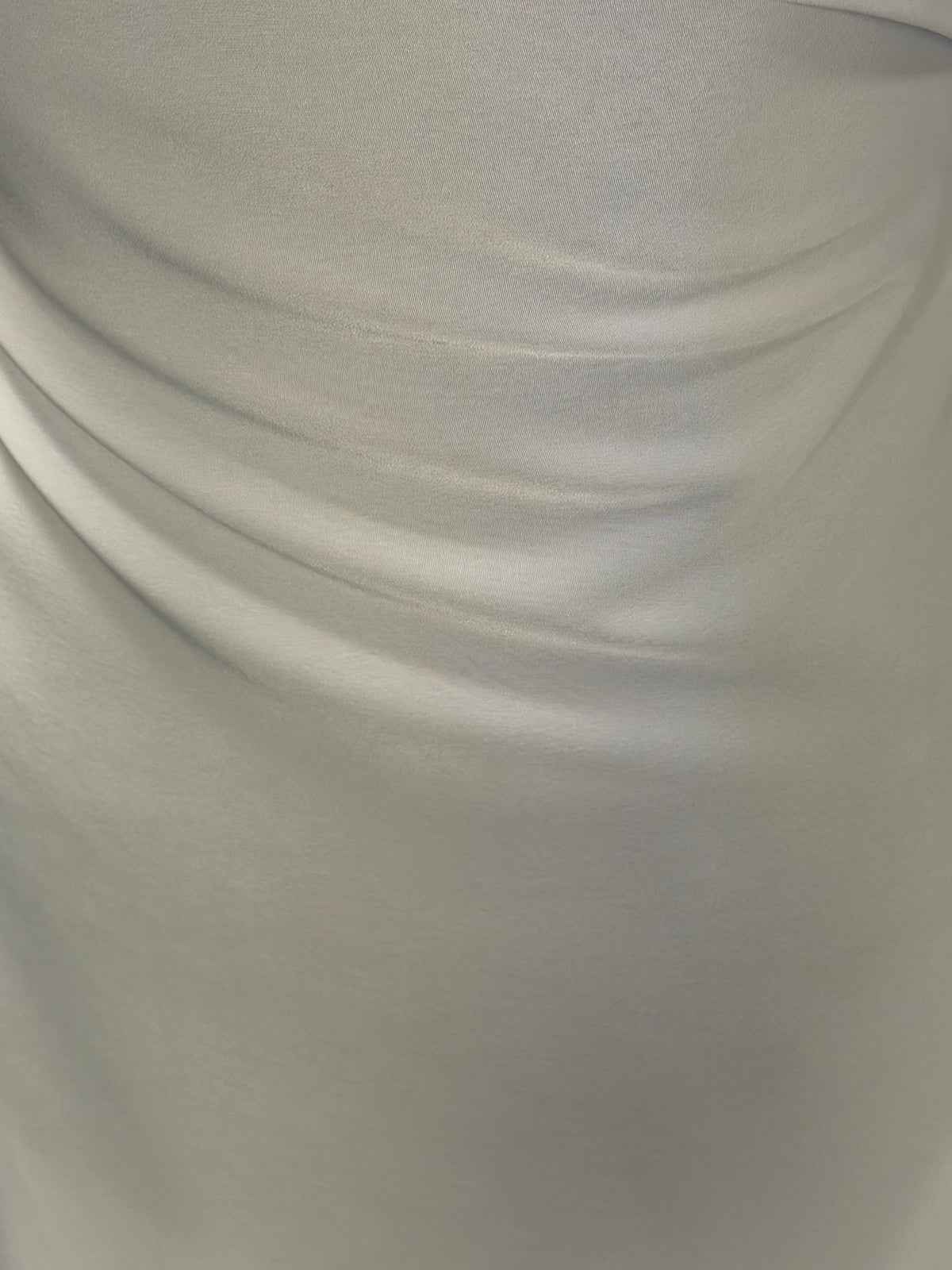 Lightweight White Polyester Satin - Juxtaposition