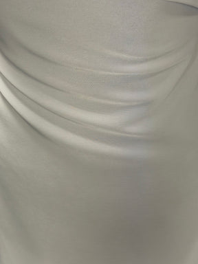 Lightweight White Polyester Satin - Juxtaposition