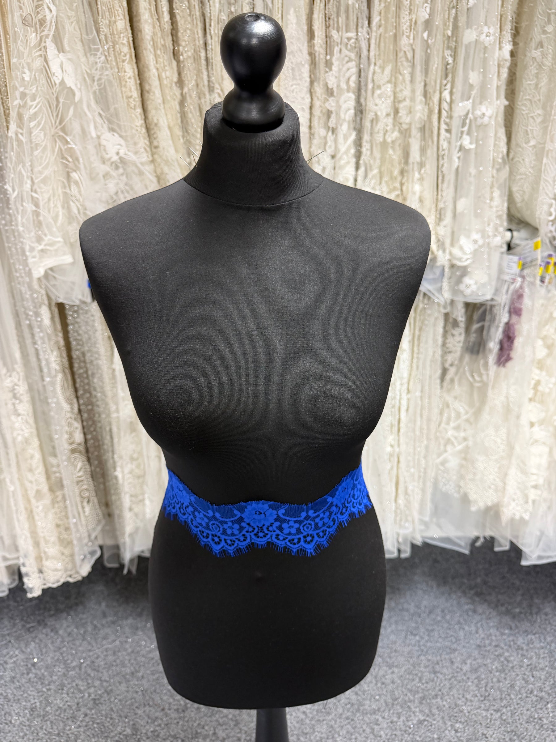 Royal Blue Lace Trim - EF4010