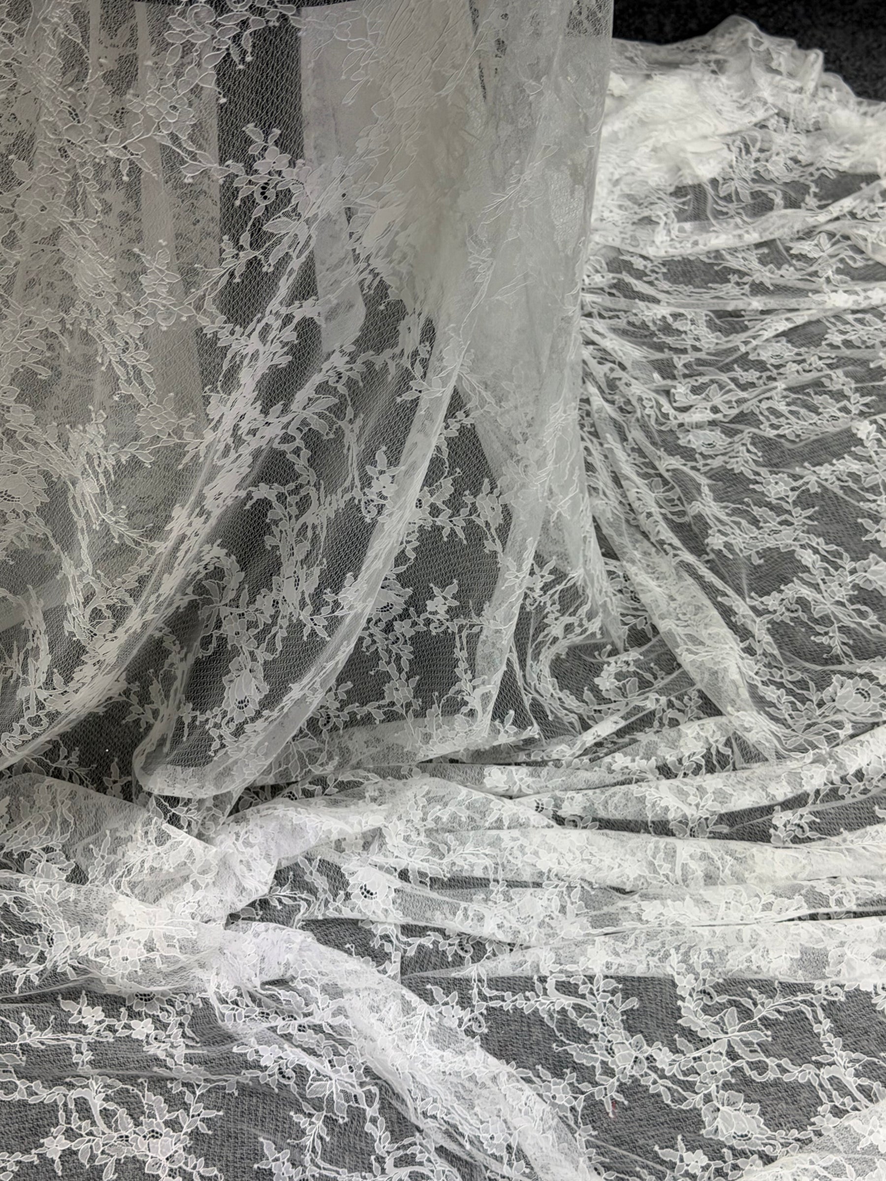 Ivory Wide Width Lace - Lita