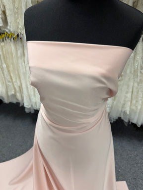 Lightweight Nude Polyester Satin -  Juxtaposition