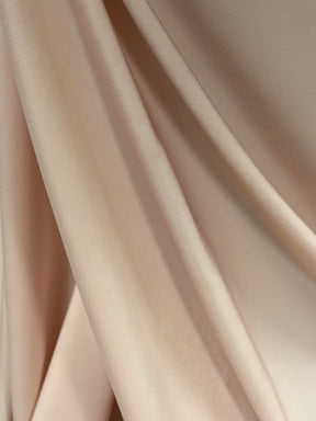 Lightweight Nude Polyester Satin -  Juxtaposition