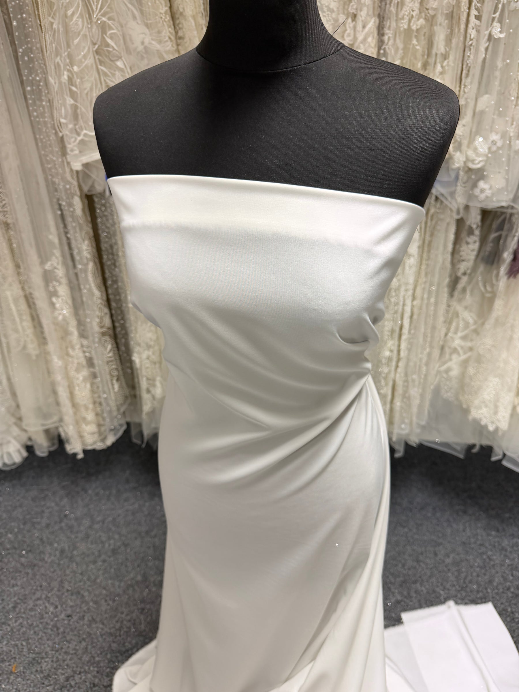 Lightweight Porcelain Polyester Satin - Juxtaposition
