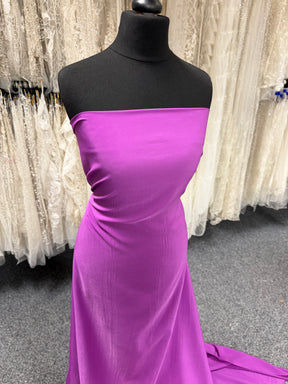 Lightweight Cardinal Purple Polyester Satin -  Juxtaposition
