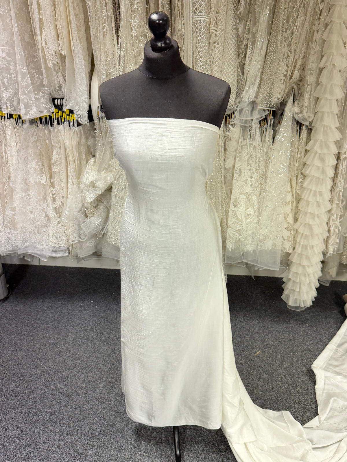 Ivory Fine Satin - 145cm Width - PH5011