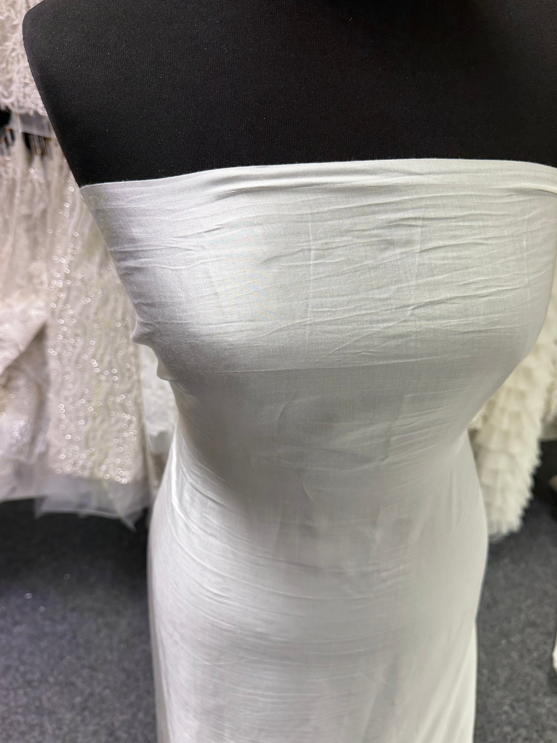 Ivory Fine Satin - 145cm Width - PH5011