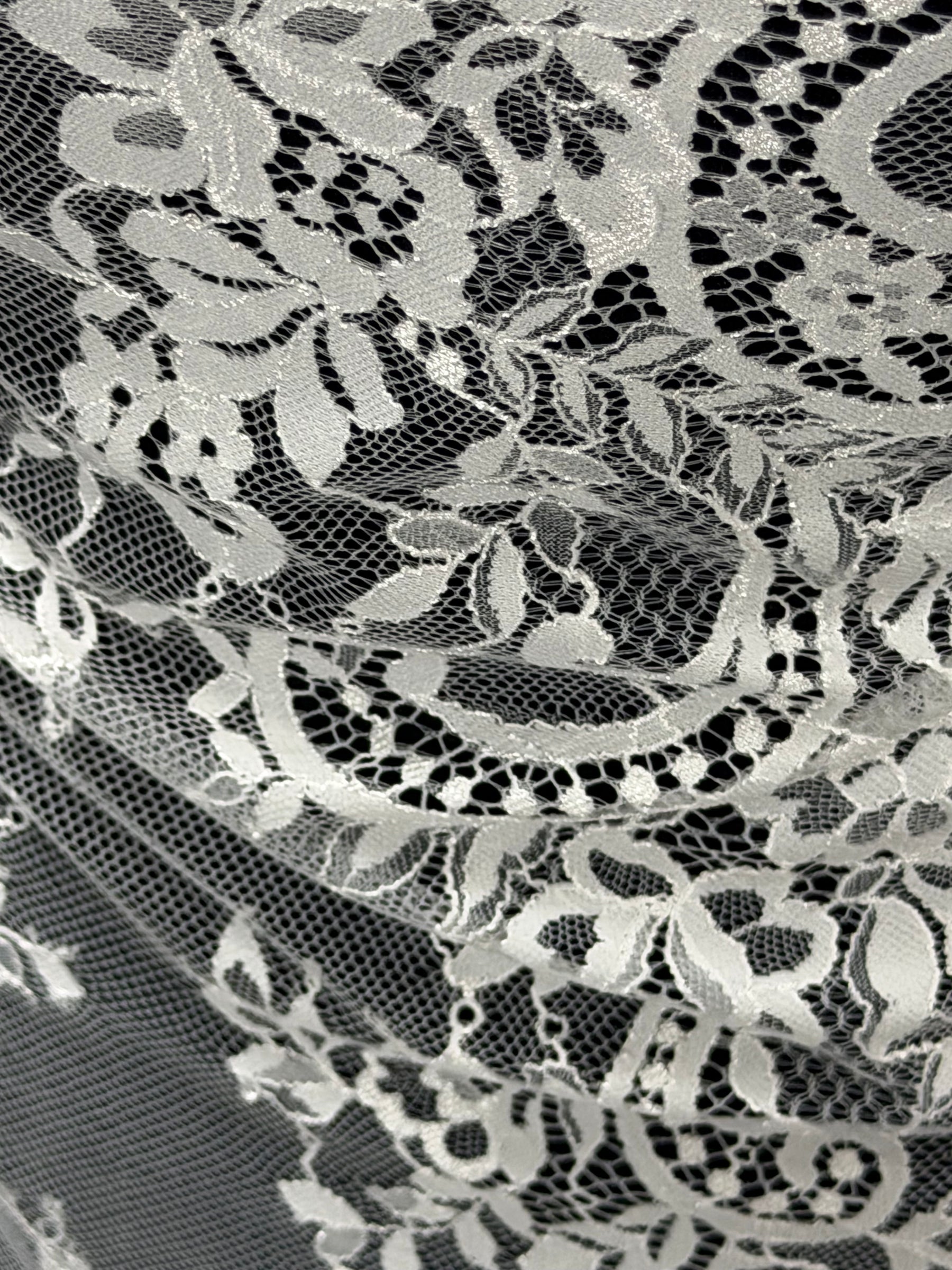 Ivory Raschel Lace - Tansy