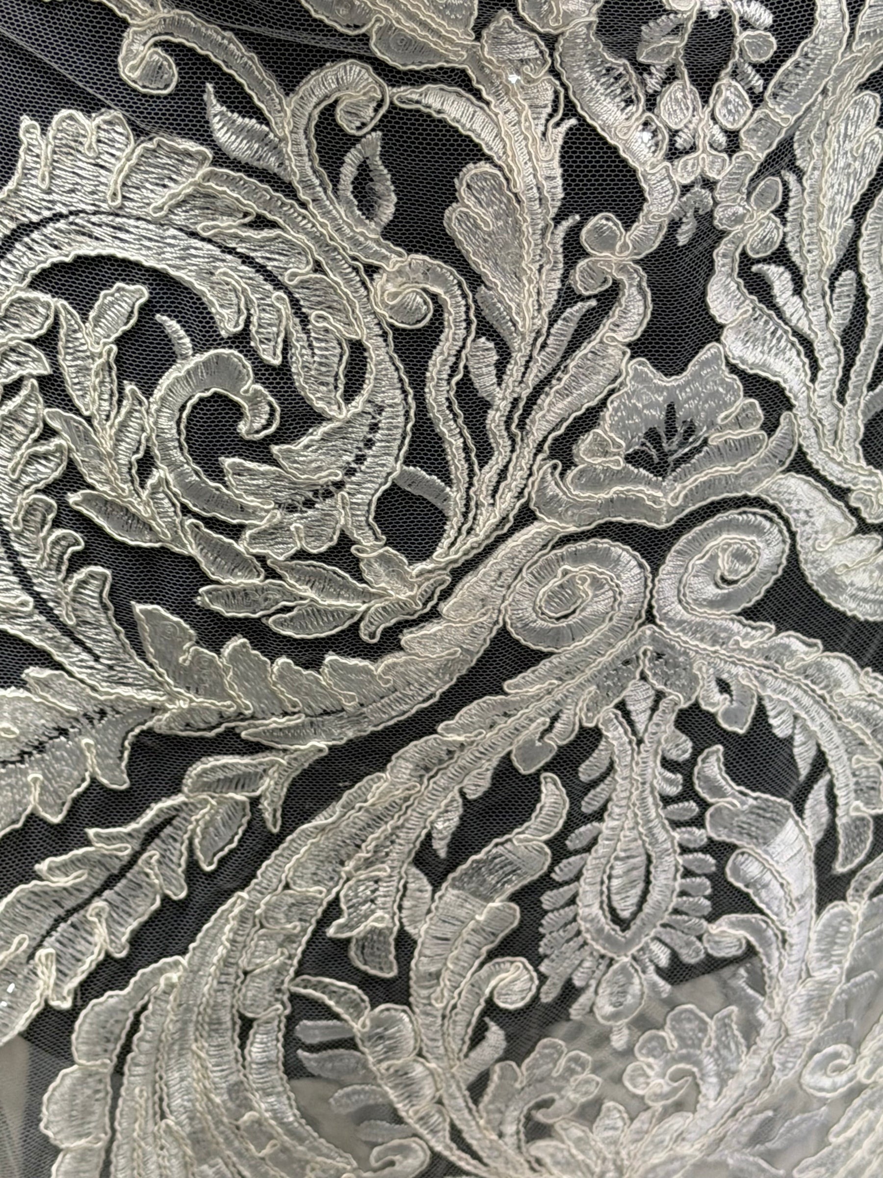 Ivory Corded Lace - Etienne