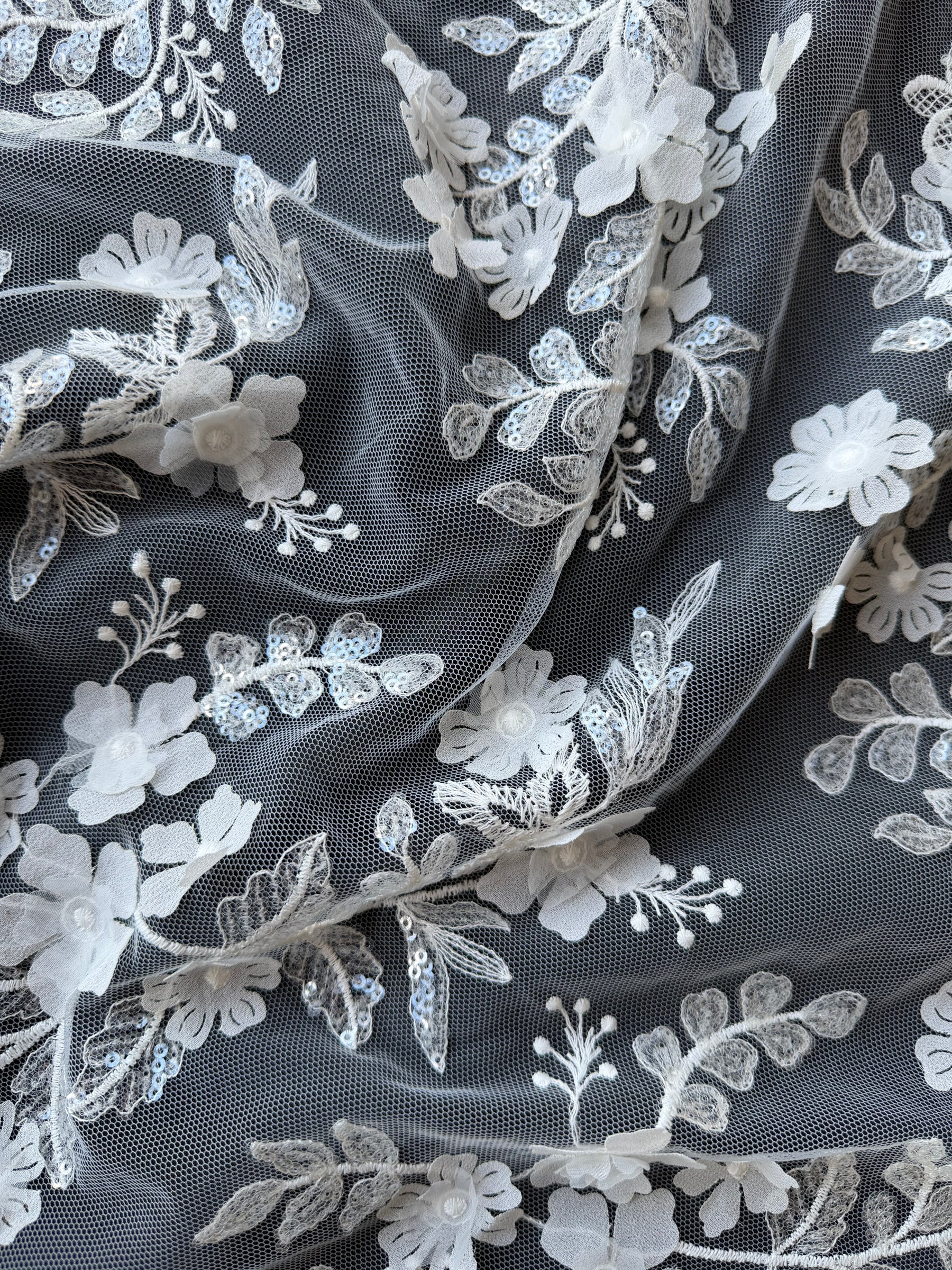 Ivory 3D Lace - EB3054