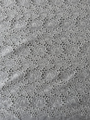 Ivory Embroidered Cotton - EB6001