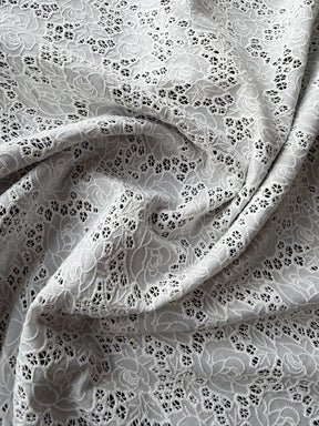 Ivory Embroidered Cotton - EB6001