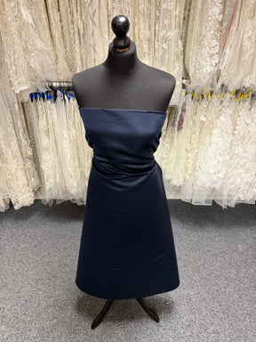 Navy Polyester Duchess Satin - Contessa (CF)