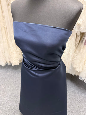Navy Polyester Duchess Satin - Contessa (CF)