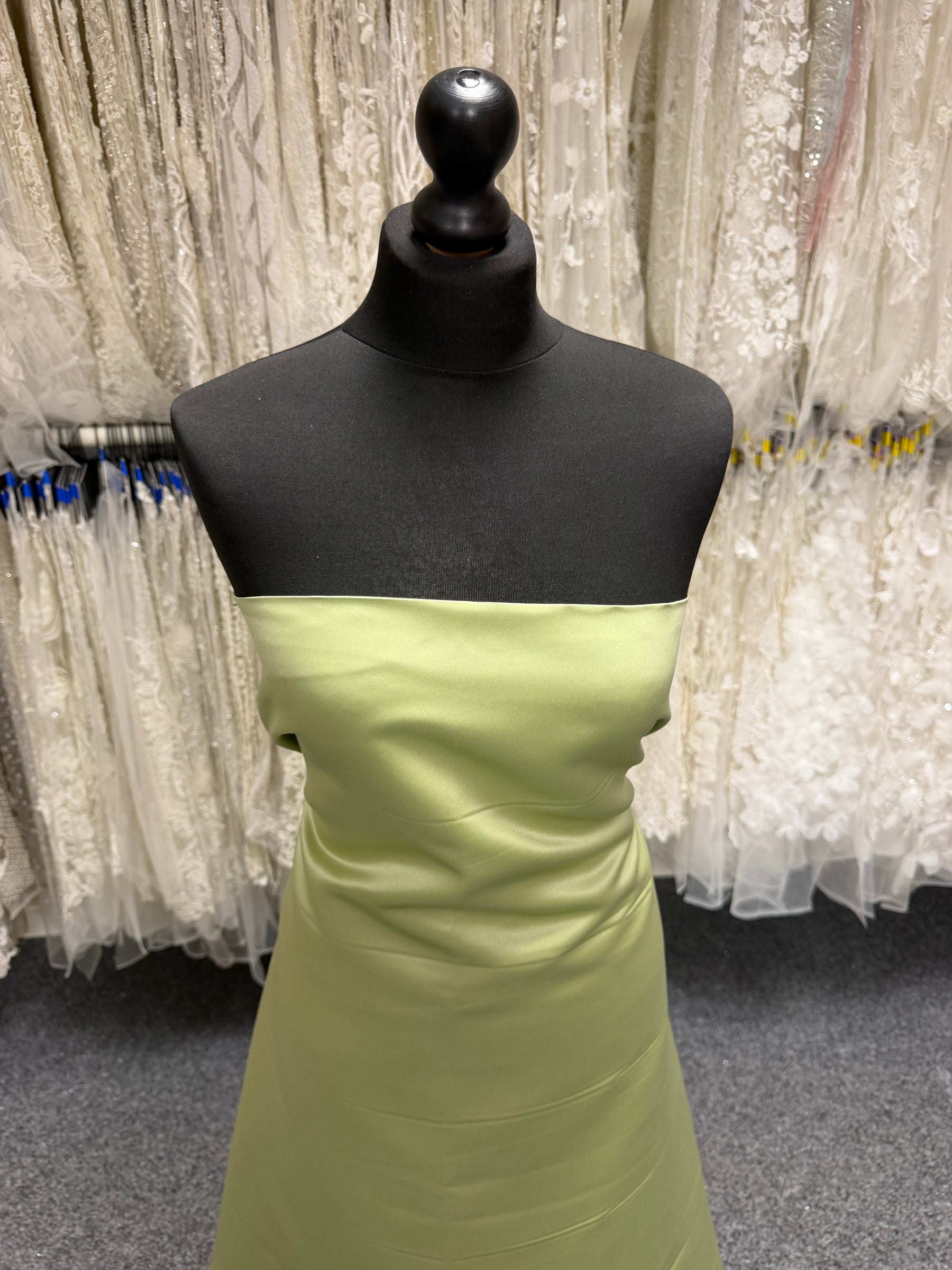 Willow Green Polyester Satin - Contessa (CF)