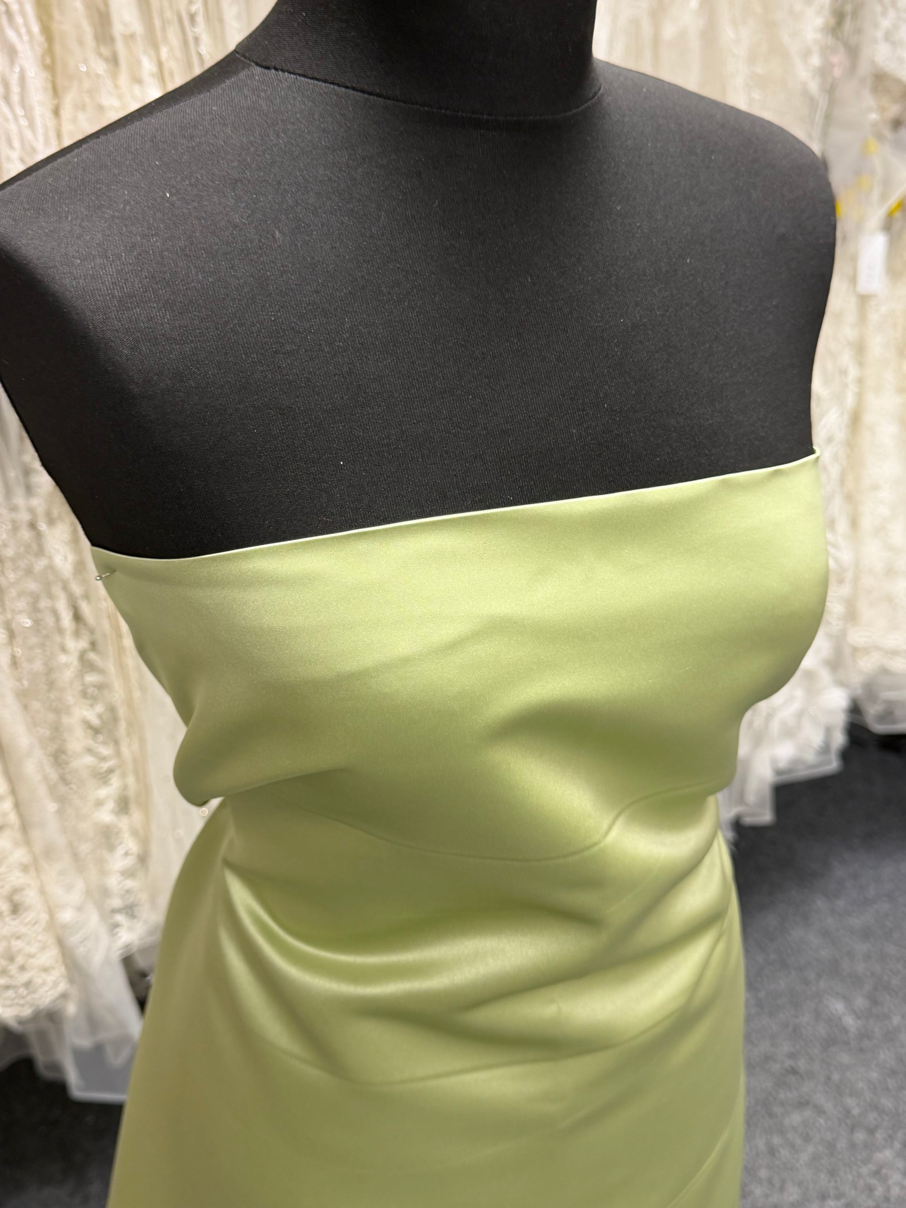 Willow Green Polyester Satin - Contessa (CF)