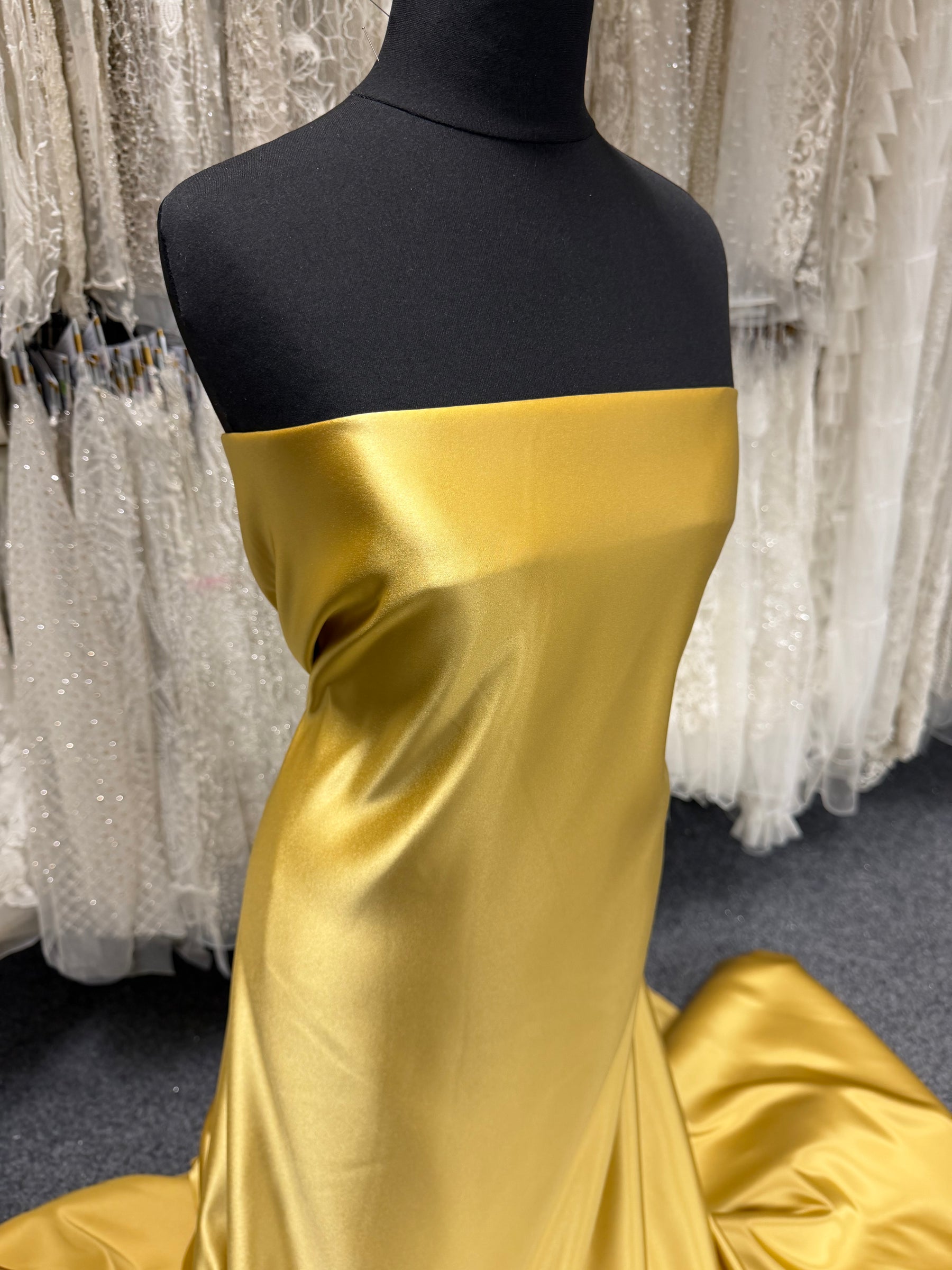 Golden Polyester Satin - Contessa (CF)