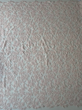 Shell Pink Embroidered Lace - EB3053