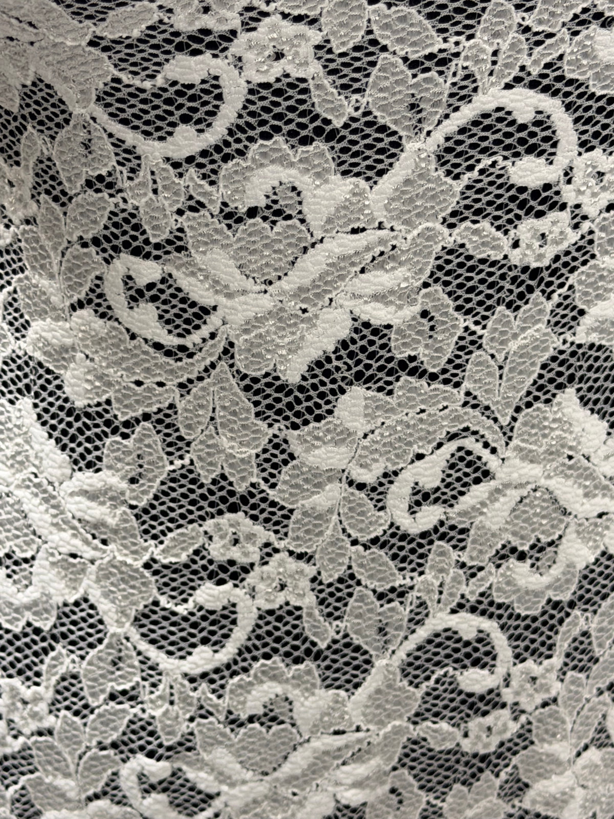 Ivory Stretch Lace - LB7004