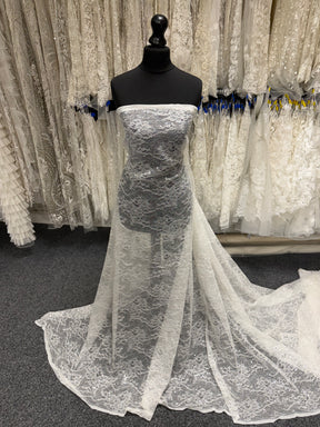 Ivory Sequin Lace - LB6003