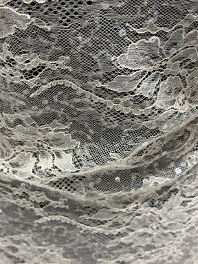 Ivory Sequin Lace - LB6003