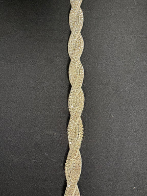 Silver Crystal Edging - T800