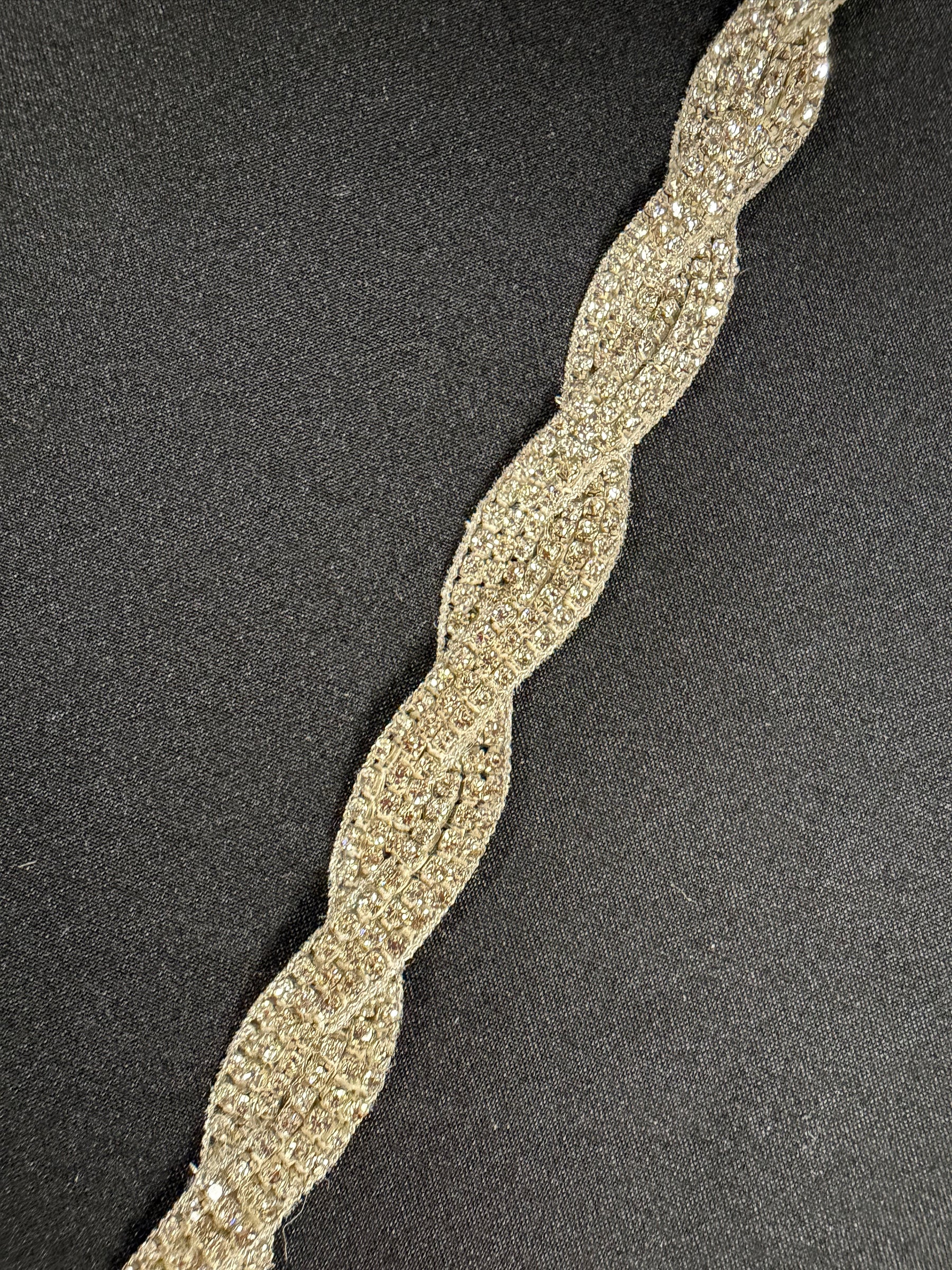 Silver Crystal Edging - T800