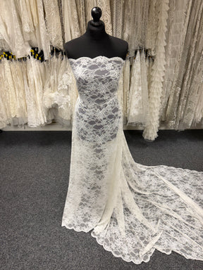 Ivory Stretch Lace - LB7007